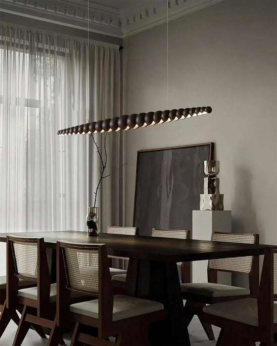 Woodline Orb Pendant Light - Simprolos