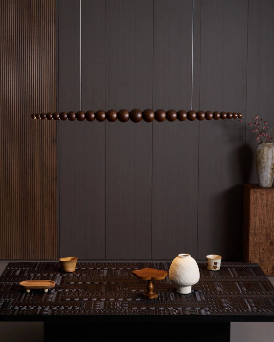 Woodline Orb Pendant Light - Simprolos