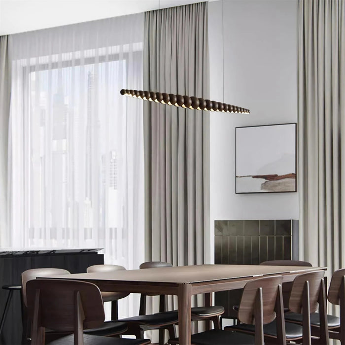 Woodline Orb Pendant Light - Simprolos