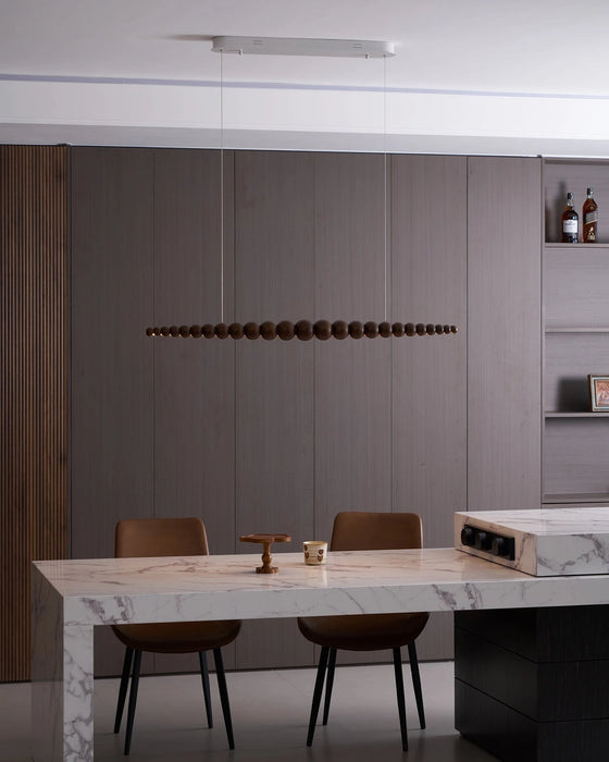 Woodline Orb Pendant Light - Simprolos