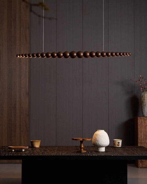 Woodline Orb Pendant Light - Simprolos