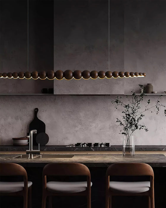Woodline Orb Pendant Light - Simprolos