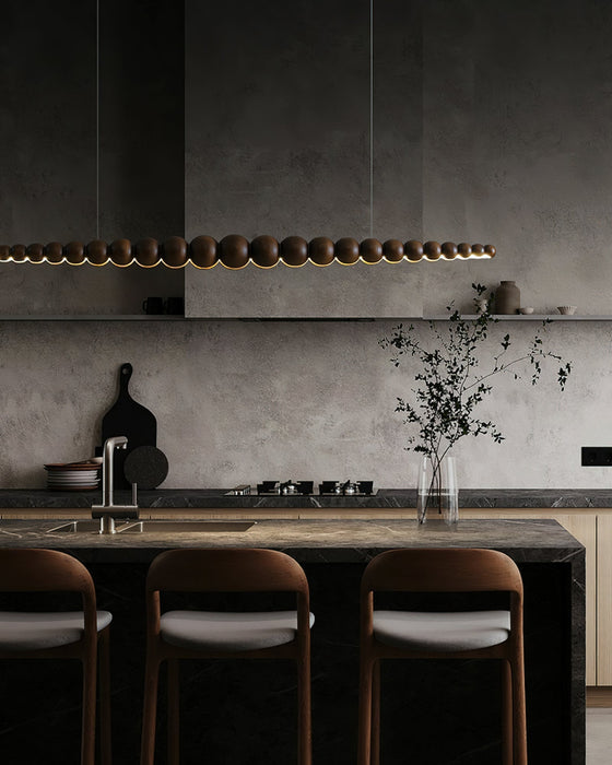 Woodline Orb Pendant Light - Simprolos