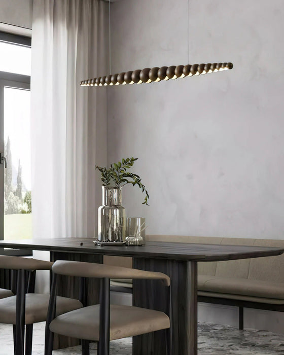 Woodline Orb Pendant Light - Simprolos