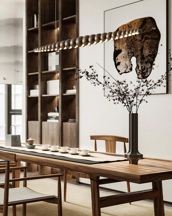 Woodline Orb Pendant Light - Simprolos