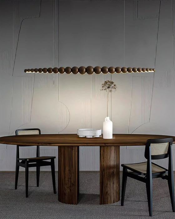 Woodline Orb Pendant Light - Simprolos