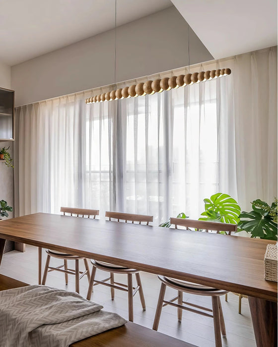 Woodline Orb Pendant Light - Simprolos