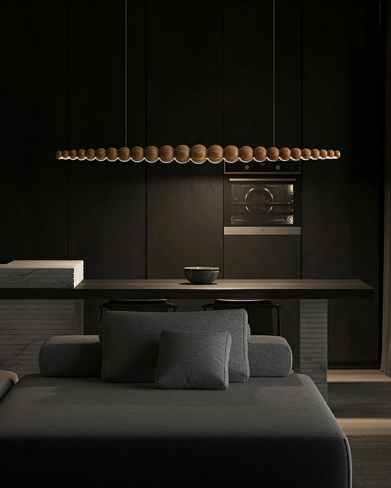 Woodline Orb Pendant Light - Simprolos