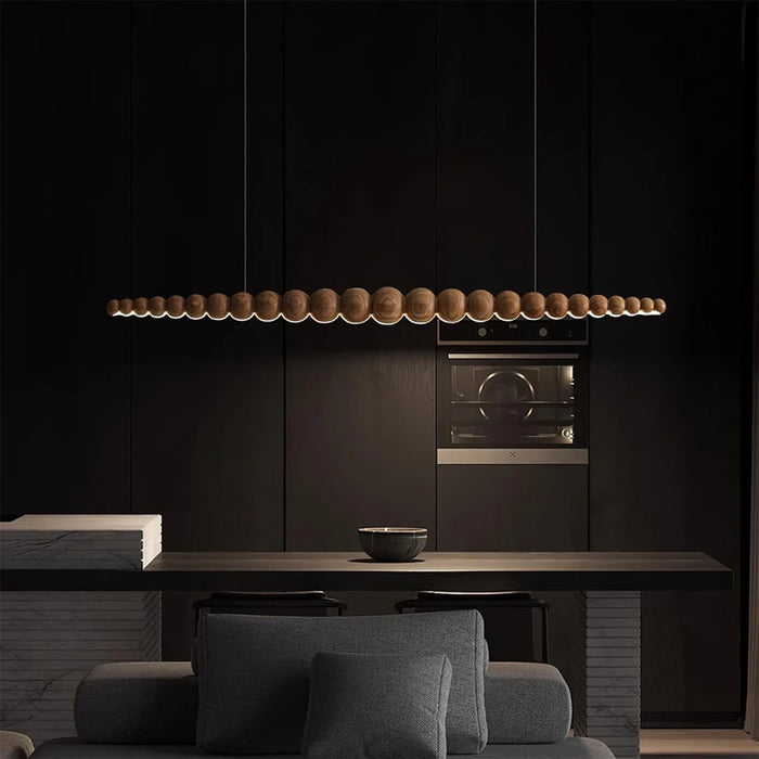 Woodline Orb Pendant Light - Simprolos