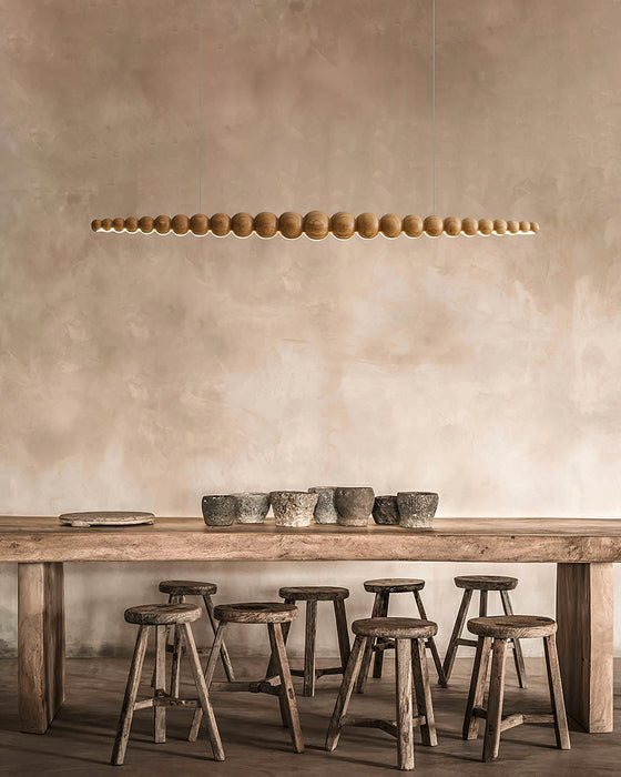 Woodline Orb Pendant Light - Simprolos