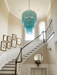 Yellow Glass Tube Chandelier - Simprolos