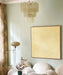 Yellow Glass Tube Chandelier - Simprolos