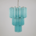 Yellow Glass Tube Chandelier - Simprolos