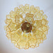 Yellow Glass Tube Chandelier - Simprolos