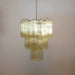 Yellow Glass Tube Chandelier - Simprolos