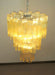 Yellow Glass Tube Chandelier - Simprolos