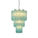 Yellow Glass Tube Chandelier - Simprolos