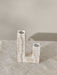 Yellow Travertine Candle Holder - Simprolos