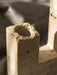 Yellow Travertine Candle Holder - Simprolos