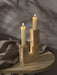 Yellow Travertine Candle Holder - Simprolos