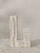 Yellow Travertine Candle Holder - Simprolos
