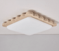 Yellow Travertine Ceiling Light with Scallop Edge Design - Simprolos