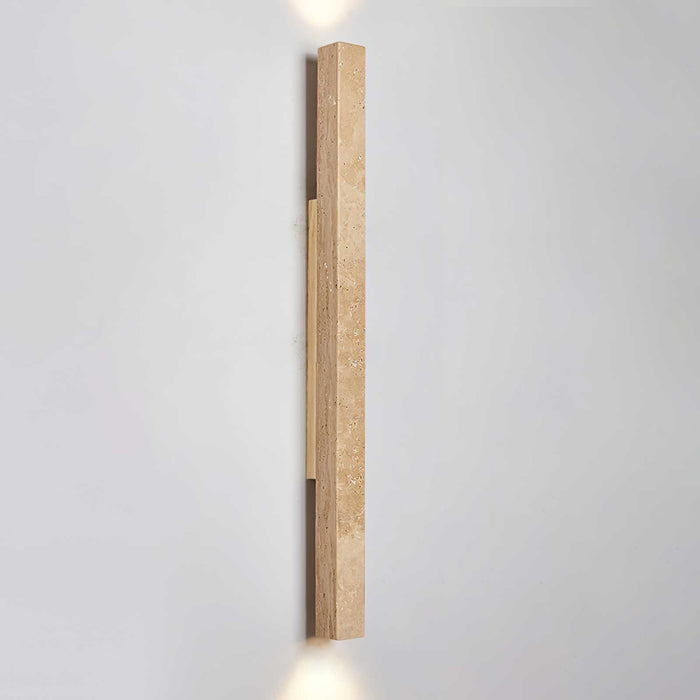 Yellow Travertine Wall Light for Elegant Interiors - Simprolos