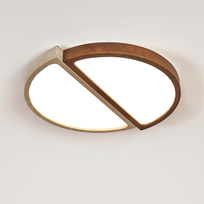 Zyren Travertine Ceiling Light - Simprolos